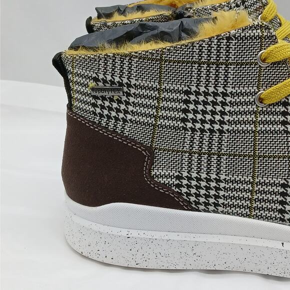 Josef Seibel Romika Sneaker Boots Women's 41(US 10.5) Houndstooth Plaid Preppy - Picture 7 of 13